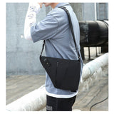 Bag Personal Anti Theft Shoulder Man Pocket Portable Chest Travel - Black Left