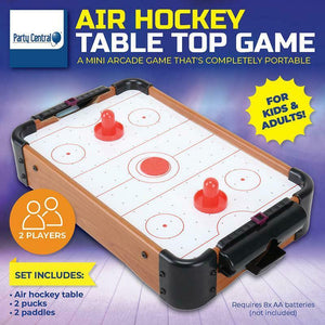 Mini Air Hockey TableTop Party Game Family Entertainment Indoor Kids Fun