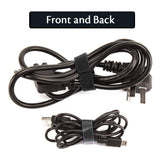 100pcs 15cm Reusable Cable Tie Nylon Hook Loop Strap Cord Ties for PC TV Organiser