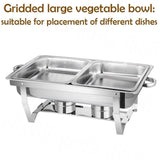 4.5 L Insulated 304 Stainless Steel Food Warmer Bow Buffet Bain Chafing Dish