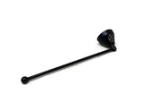 Iron Candle Snuffer Design Pentacle Handle Holder Gold & Black - 23cm