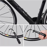 Aluminium Mini Bicicle Air Pump Bike Hand Ball Inflator Portable Cycling Tyre