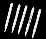 5x White Liquid Chalk Pen Marker For Windows Glass Chalkboard Blackboard Art
