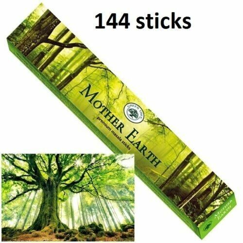 12 Packets Mother Earth Green Tree Incense Sticks Meditation Aroma Home