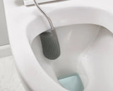 Joseph Joseph Flexible Steel Toilet Brush with Slim Holder Bathroom Cleaning