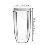 3PK Colossal Cup Large Tall 32oz for Nutri Bullet 600 900w Blender Model