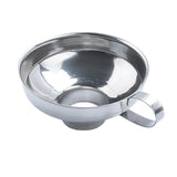2x Stainless Steel Funnel Hopper Filter Wide Mouth Canning Kitchen