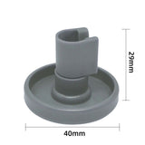 8PCS Dishwasher Bottom Basket Wheels For Dishlex DX103SK DX203WK 50286965-004