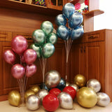 6x Balloon Column Stand Set Upright Base Holder Wedding Party Deco 70cm