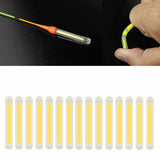 50x Chemical Light Fishing Fluorescent Glow Sticks Clip On the Rod Tip