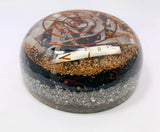 Black Tourmaline Aluminium Orgonite Tower Buster EMF Protection Crystal New