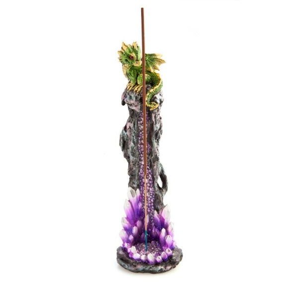 Baby Dragon Crystal Incense Burner Holder Incense Sticks Yoga Meditation