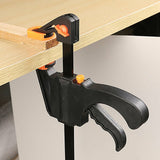 4 Pcs Woodworking Clip Bar Clamp F-tyle Grip Quick Ratchet Release Squeeze Tools