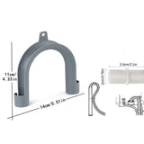 Universal Washing Machine Dishwasher Drain Hose Extension Pipe Replacement 2m