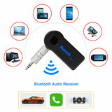 Wireless Bluetooth 3.5mm AUX Audio Music Receiver Stereo Home Car Adapter