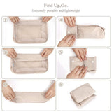 8x Storage Bag Travel Packing Pouches Luggage Organiser Clothes Suitcase - Beige