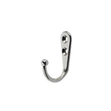 10X Hooks Wall Hanger Mounted Coat Hat Clothes Robe Holder Rack Closet Hook Silv
