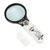 Magnifying Glass 45x Magnifier Handheld Loupe Reading Optical Clarity With Light