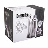 Set 8 pieces Stainless Steel Cocktail Kit With Stand Professional Bartender