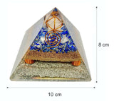 Sodalite Merkaba Crystal Orgonite Pyramid Logic Stone Energy Intuition