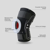 Hinged Knee Brace Adjustable Open Patella Support Swollen Tendon Ligament - XL