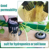 40x Mesh Pots Basket Plant Grow Net Cup Aeroponic Hydroponics Aquaponic Mesh