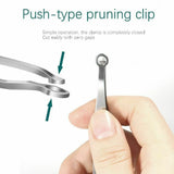 1x Nasal Cleaning Trimmer Round Tip Stainless Steel Nose Trimming Tweezers Asstd