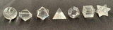 7 Pieces Clear Quartz Sacred Geometry Heiki Crystal Healing Spiritual Meditation