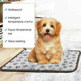 Electric Pet Heat Mat Heated Pad Dog Cat Heating Heater Blanket Bed Waterproof