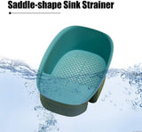 Sink Mounted Strainer Basket Multifunctional Kitchen Storage Rack Drain Green