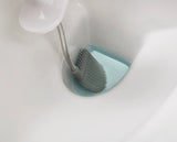 Joseph Joseph Flexible Steel Toilet Brush with Slim Holder Bathroom Cleaning