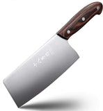 Chinese Kitchen Knife Meat Cleaver Vegetable Knife 6.7-inch Stainless Steel Wood