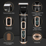 Pet Grooming Clipper Dog Clippers 3-Speed Low Noise Rechargeable Cordless Black