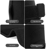 Hinged Knee Brace Adjustable Open Patella Support Swollen Tendon Ligament - L