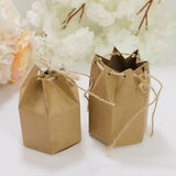 50pcs Xmas Candy Gift Box Bag Pillow Favor Kraft Paper Gift Favour Wedding Party