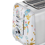 Laura Ashley Toaster 2-Slice Elveden Electric  Bread Kitchen 24cm - White