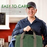 Waterproof Tool Bag Portable Storage Toolkit Hand Heavy Case Canvas Variant Size Value M