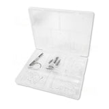 Eyeglass Sun Glasses Optical Repair Tool Screw Nut Nose Pad Assortment Set Kit