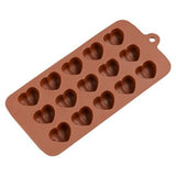 3D Love Heart Silicone Mold Cake Chocolate Ice Cube Soap Tray Baking Mould Tools