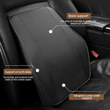 Car Seat Memory Foam Lumbar Back Pillow Support Back Cushion Neck Pillow Cushion