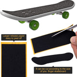 5 Pcs Proffessional Fingerboard Black Foam Grip Tape 38X110mm Skateboard Foam