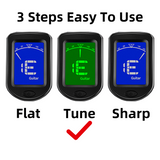 Tuner Guitar Violin Ukelele Bass Tuner Multifunction LCD Electronic Clip Digital