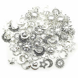 70PCS Bulk Tibetan Silver Mixed Charms Pendant Jewelry DIY Making Craft Findings