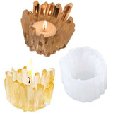Clear Resin Candle Holder Molds Silicone Candlestick Mould Epoxy Casting Mold