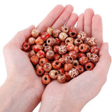 200pcs Wooden Beads Large Hole Mixed For Macrame Jewelry HOT Craft Making Hot