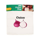 Onion Bag Sack Keep Onions Fresher Longer Washable Storage Organizer 30x30cm
