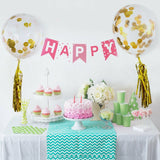 15 pcs Marble Confetti Balloons Set Agate Balloon Birthday Party Decorations