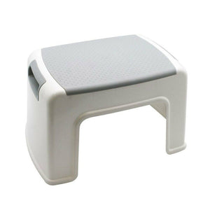 Box Sweden Multi-Purpose Adults/Kids Plastic Single Step Stool Ladder Grey H21cm