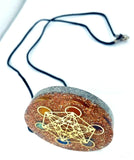 Metatron Cube Orgonite Pendant Orgone Sacred Geometry Reiki Spiritual Energy