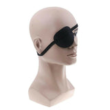 Eye Patch Eye Shade Medical Use Concave Washable Adjustable Strap Black Strap